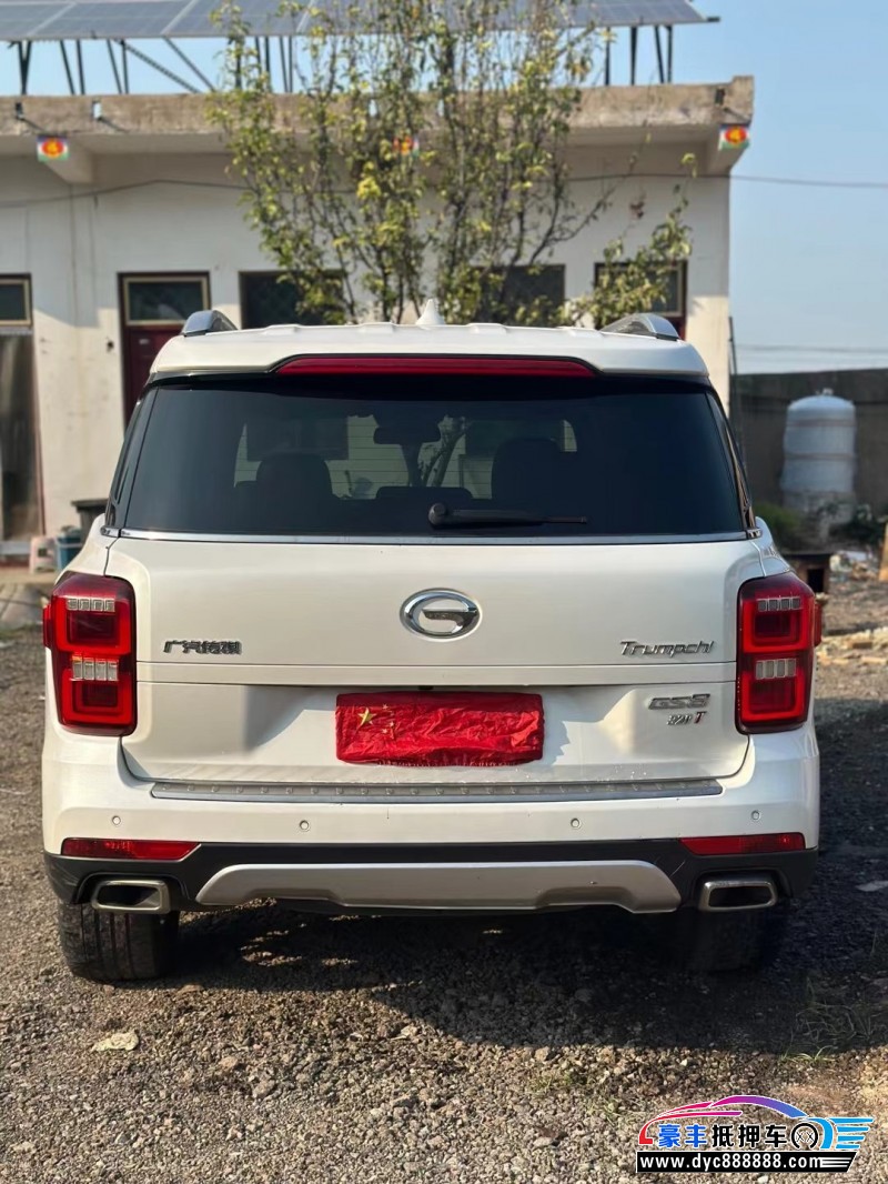 18年传祺GS8轿车抵押车出售