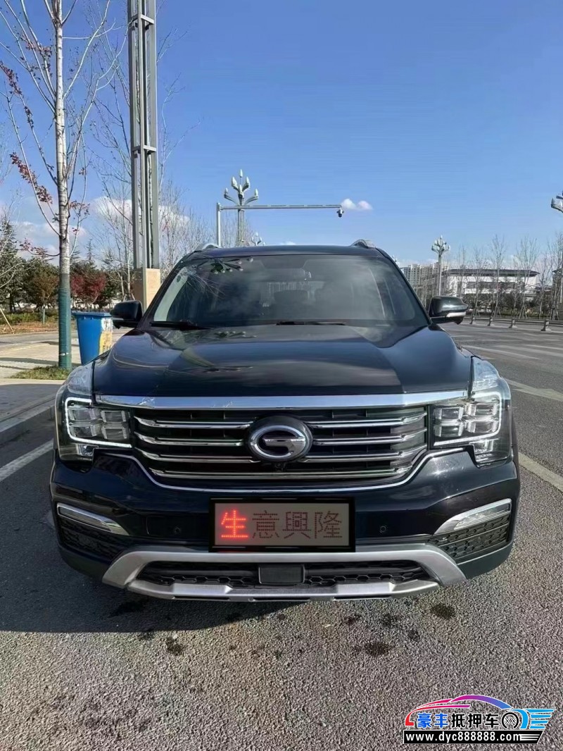 18年传祺GS8轿车抵押车出售