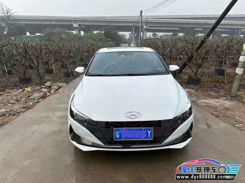 23年现代伊兰特轿车抵押车出售