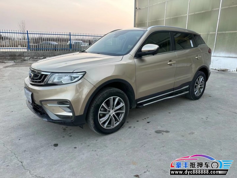 18年吉利博越SUV抵押车出售