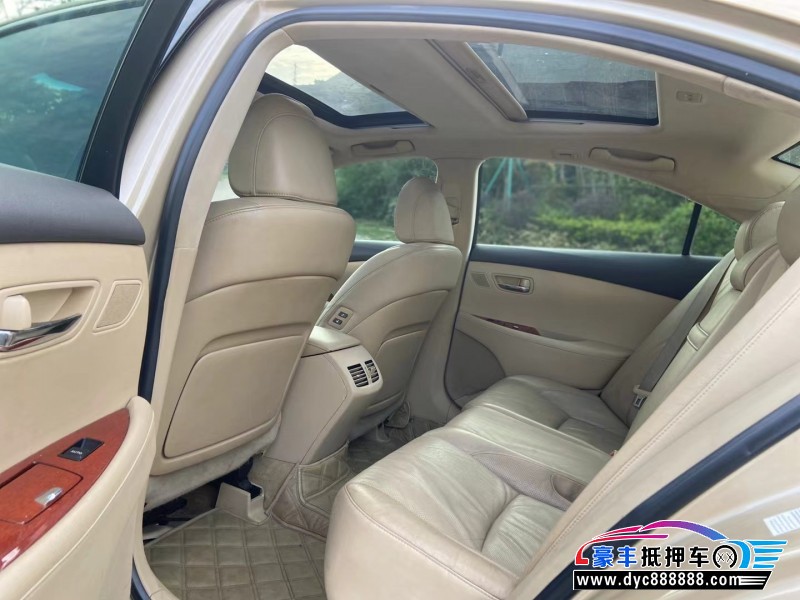 09年雷克萨斯ES轿车抵押车出售