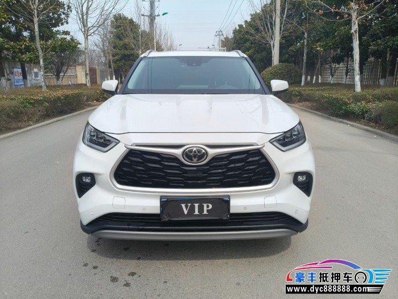 23年丰田汉兰达SUV抵押车出售