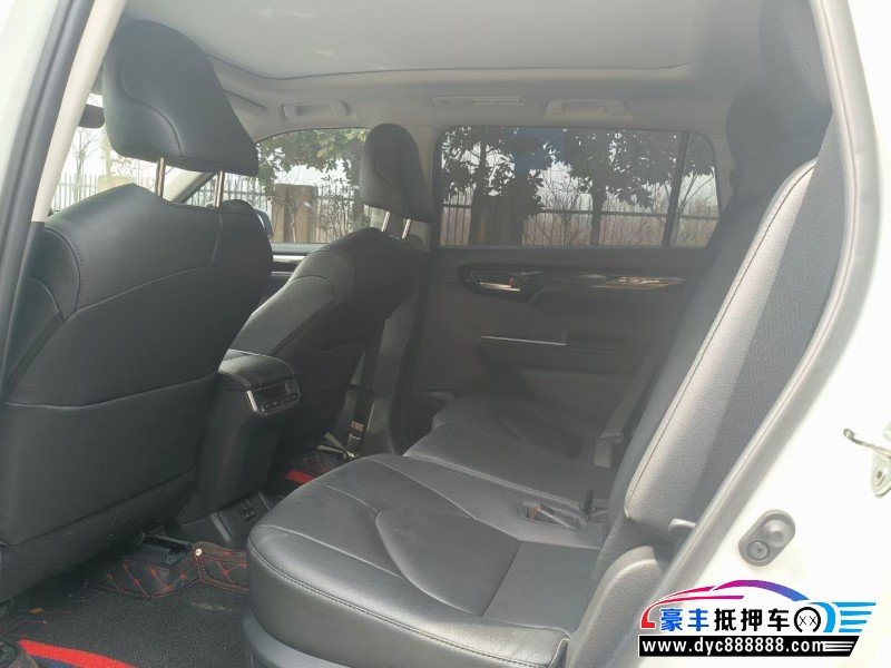 23年丰田汉兰达SUV抵押车出售