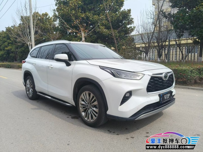 23年丰田汉兰达SUV抵押车出售