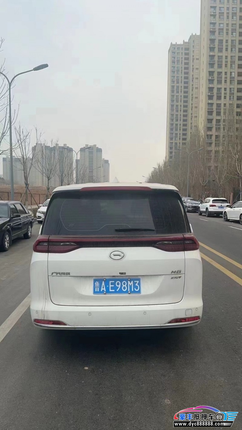 21年传祺m6轿车抵押车出售