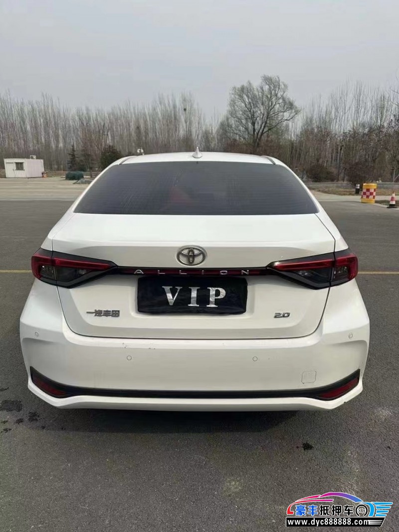 22年丰田亚洲狮轿车抵押车出售