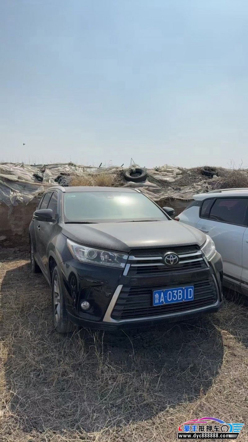 22年丰田汉兰达SUV抵押车出售