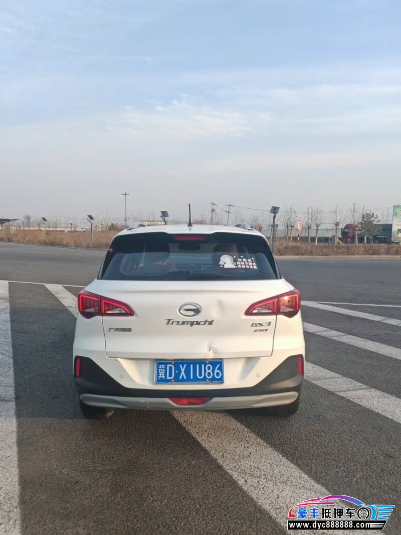 20年传祺gs3SUV抵押车出售