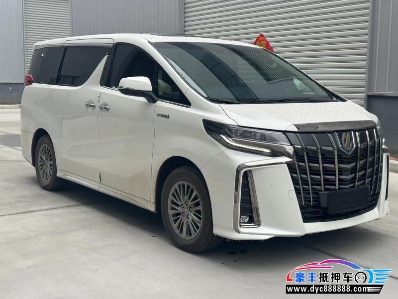 23年丰田埃尔法轿车抵押车出售