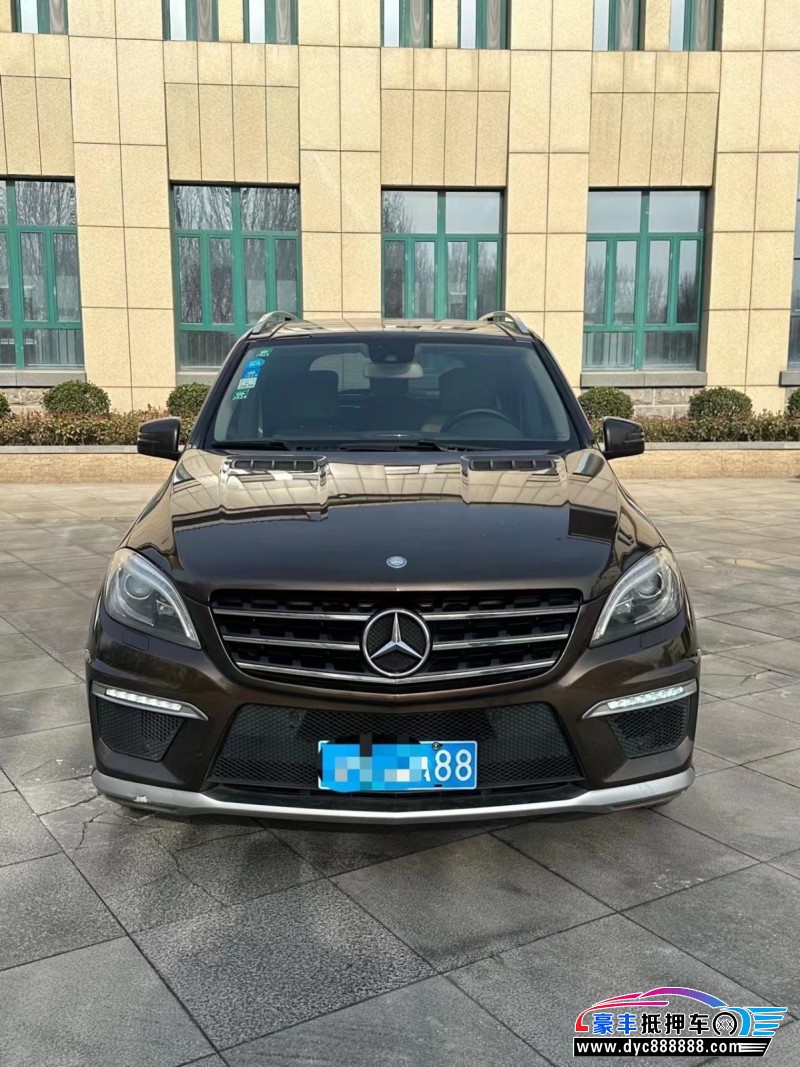 13年奔驰MLSUV抵押车出售