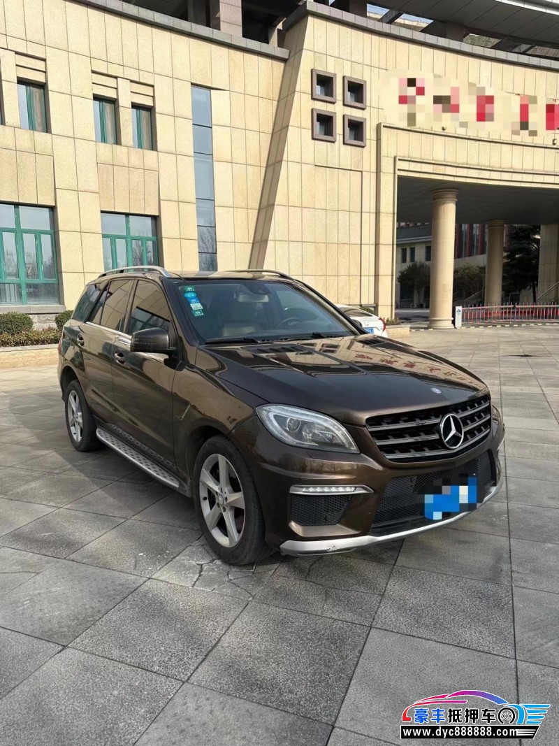 13年奔驰MLSUV抵押车出售