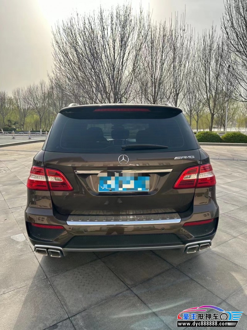 13年奔驰MLSUV抵押车出售