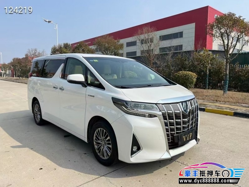 21年丰田埃尔法轿车抵押车出售