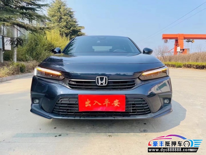 22年本田思域轿车抵押车出售
