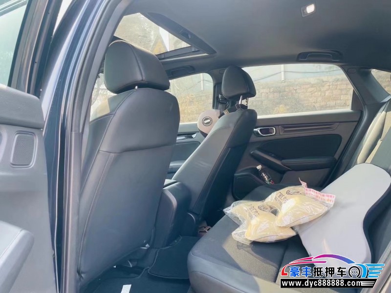 22年本田思域轿车抵押车出售