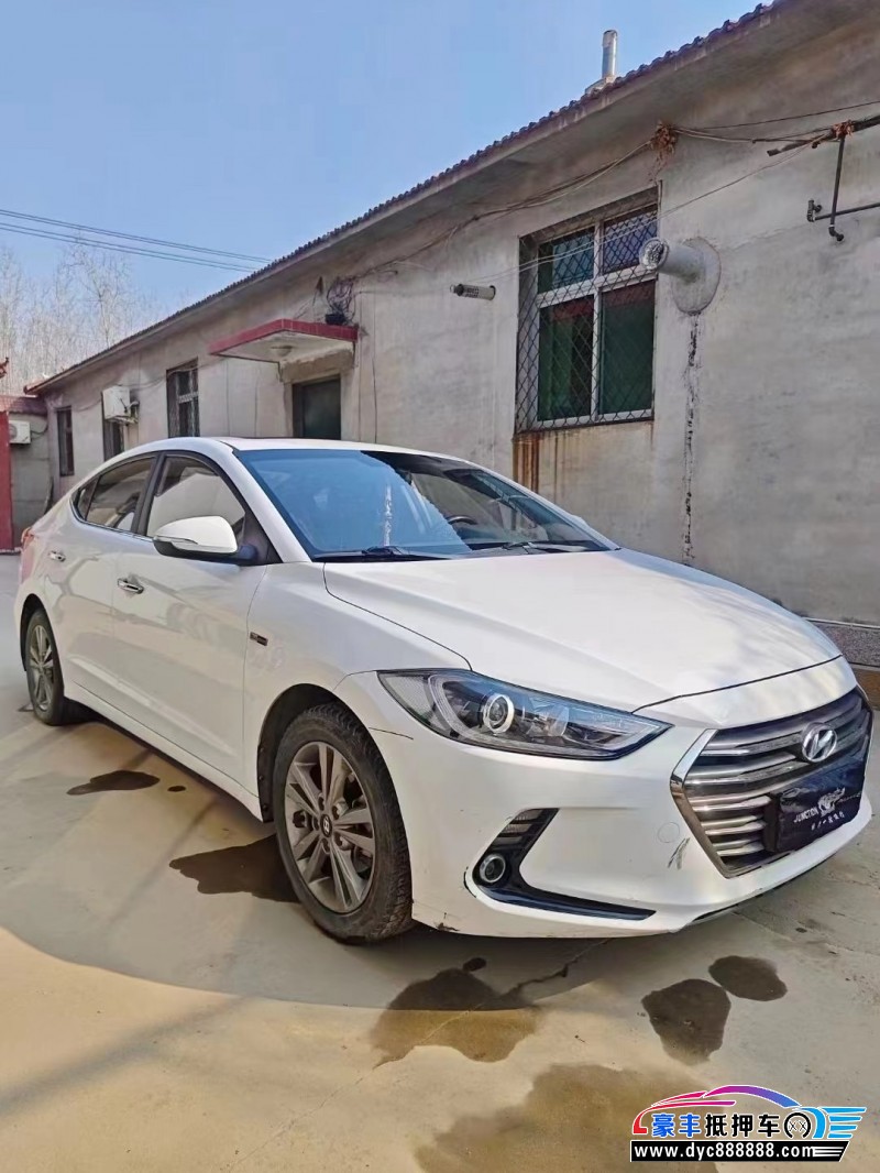 17年现代领动轿车抵押车出售