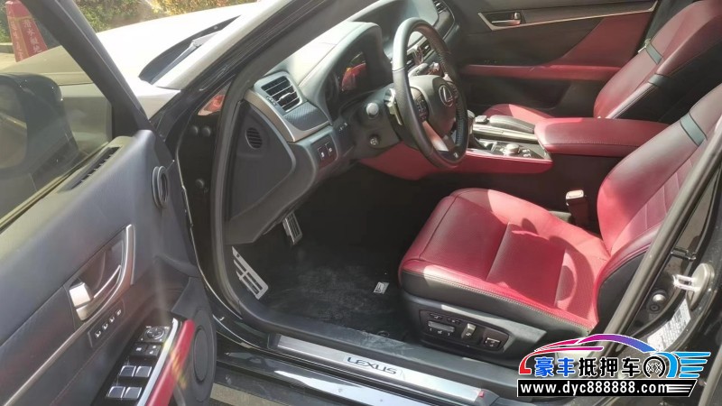 19年雷克萨斯GS轿车抵押车出售