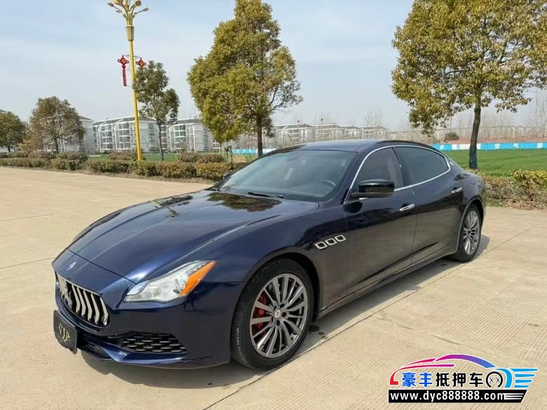 14年玛莎拉蒂总裁轿车抵押车出售