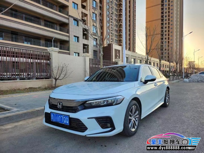 22年本田思域轿车抵押车出售