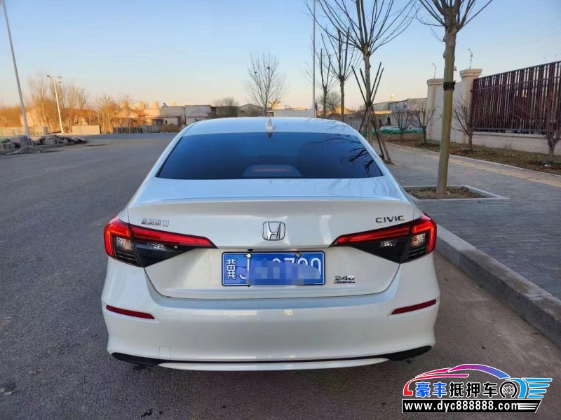 22年本田思域轿车抵押车出售