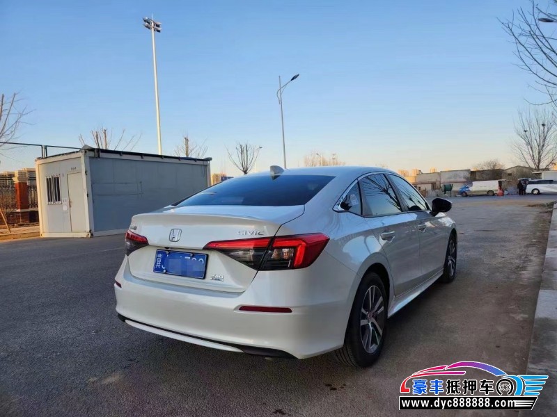 22年本田思域轿车抵押车出售