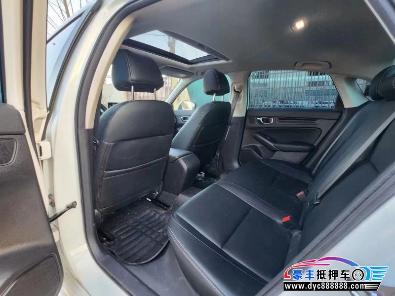 22年本田思域轿车抵押车出售