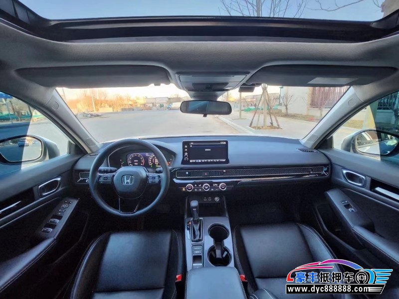 22年本田思域轿车抵押车出售