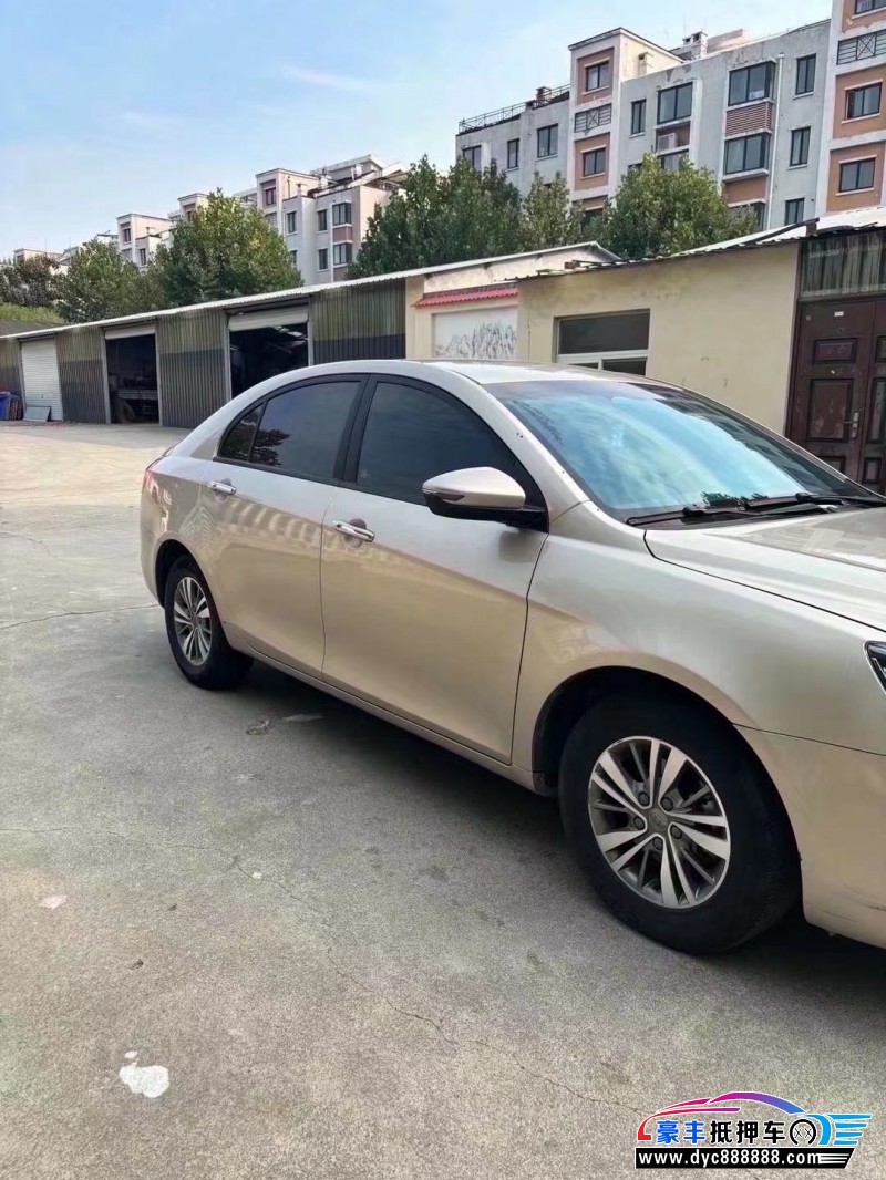 19年吉利帝豪轿车抵押车出售