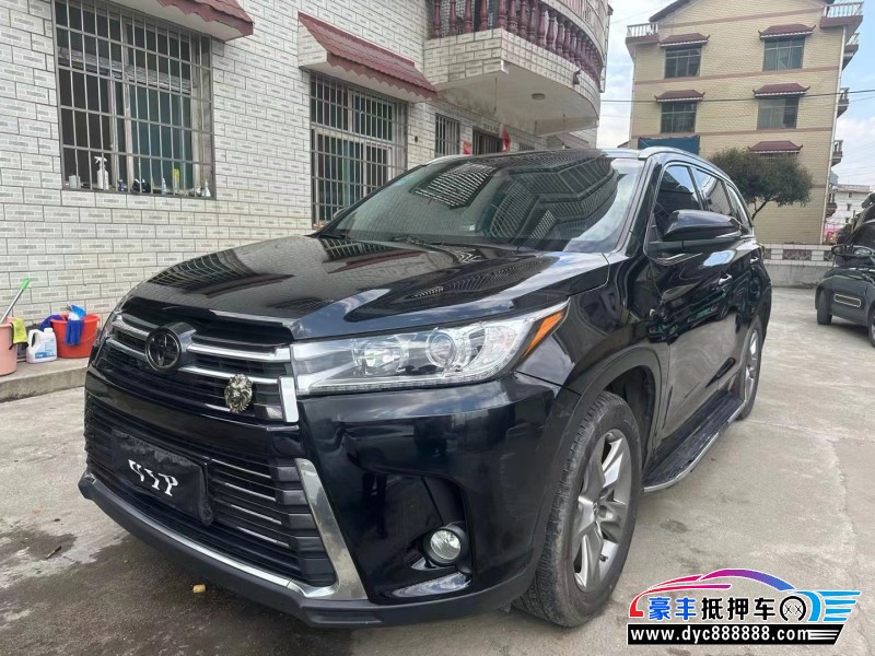 19年丰田汉兰达轿车抵押车出售