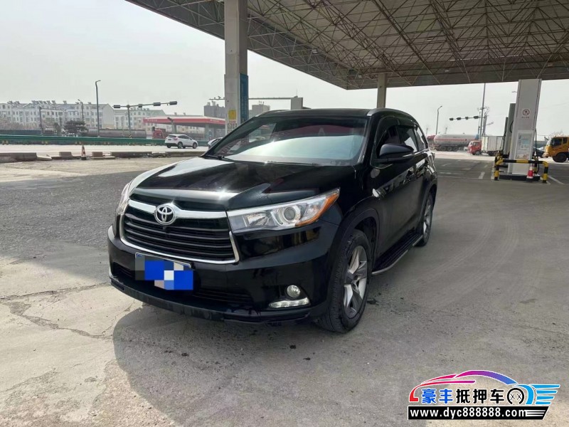 17年丰田汉兰达轿车抵押车出售