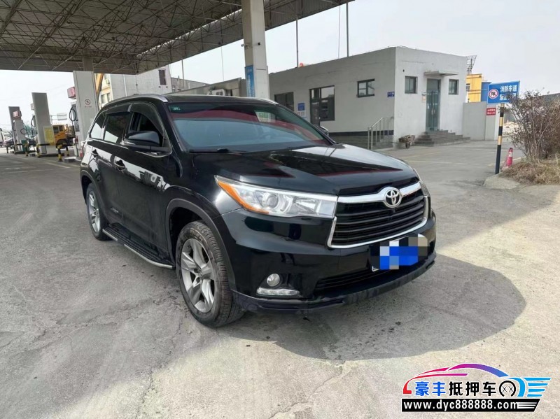 17年丰田汉兰达轿车抵押车出售