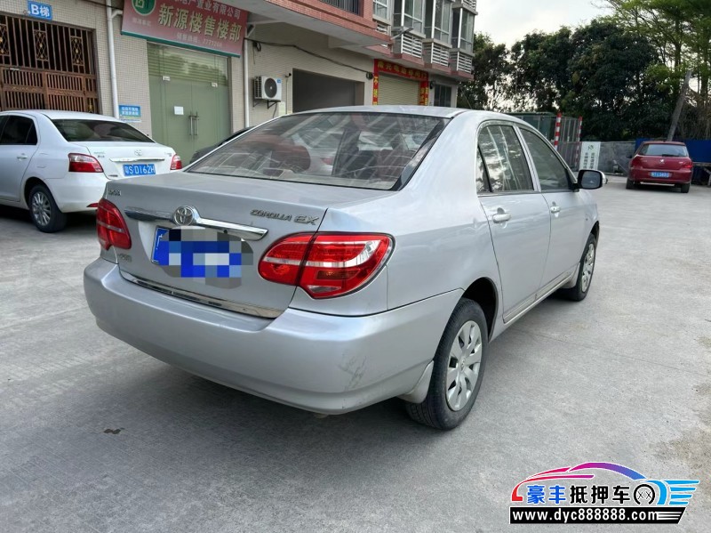 13年丰田花冠轿车抵押车出售