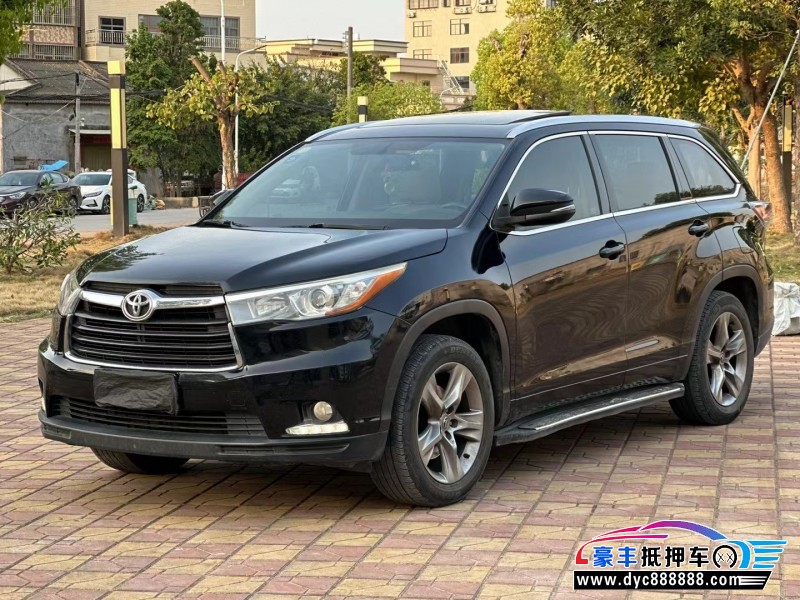 16年丰田汉兰达轿车抵押车出售