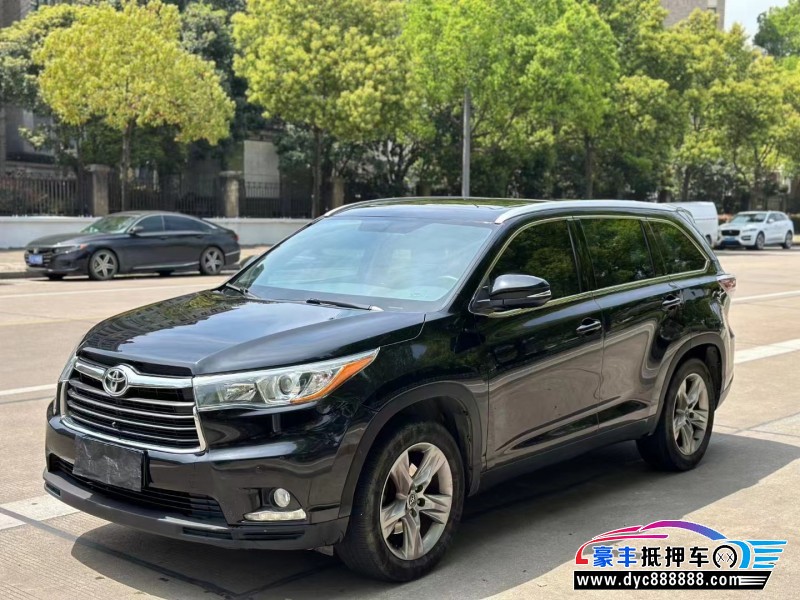 17年丰田汉兰达(进口)轿车抵押车出售