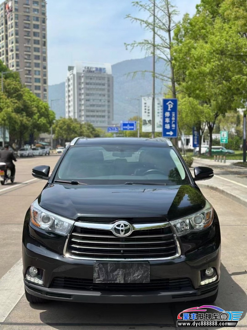 17年丰田汉兰达(进口)轿车抵押车出售