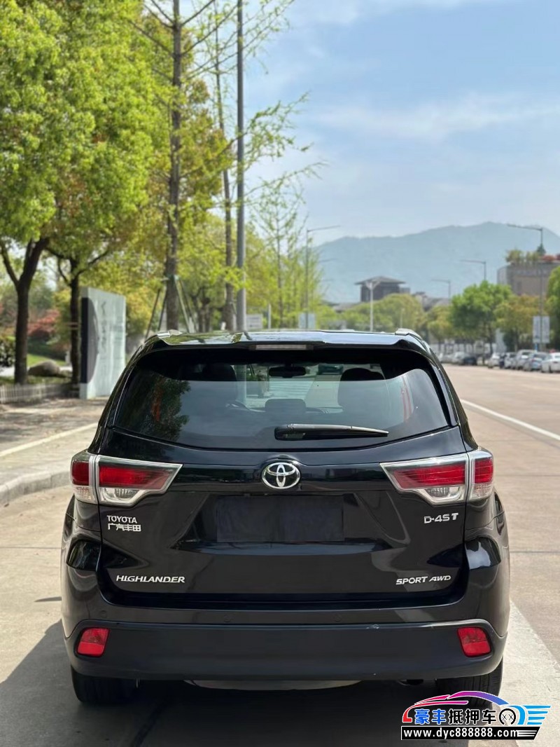 17年丰田汉兰达(进口)轿车抵押车出售