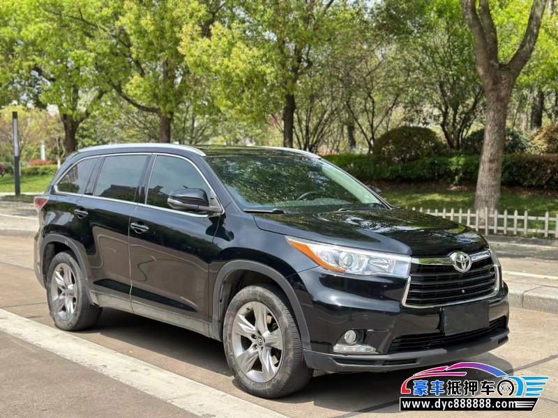 17年丰田汉兰达(进口)轿车抵押车出售