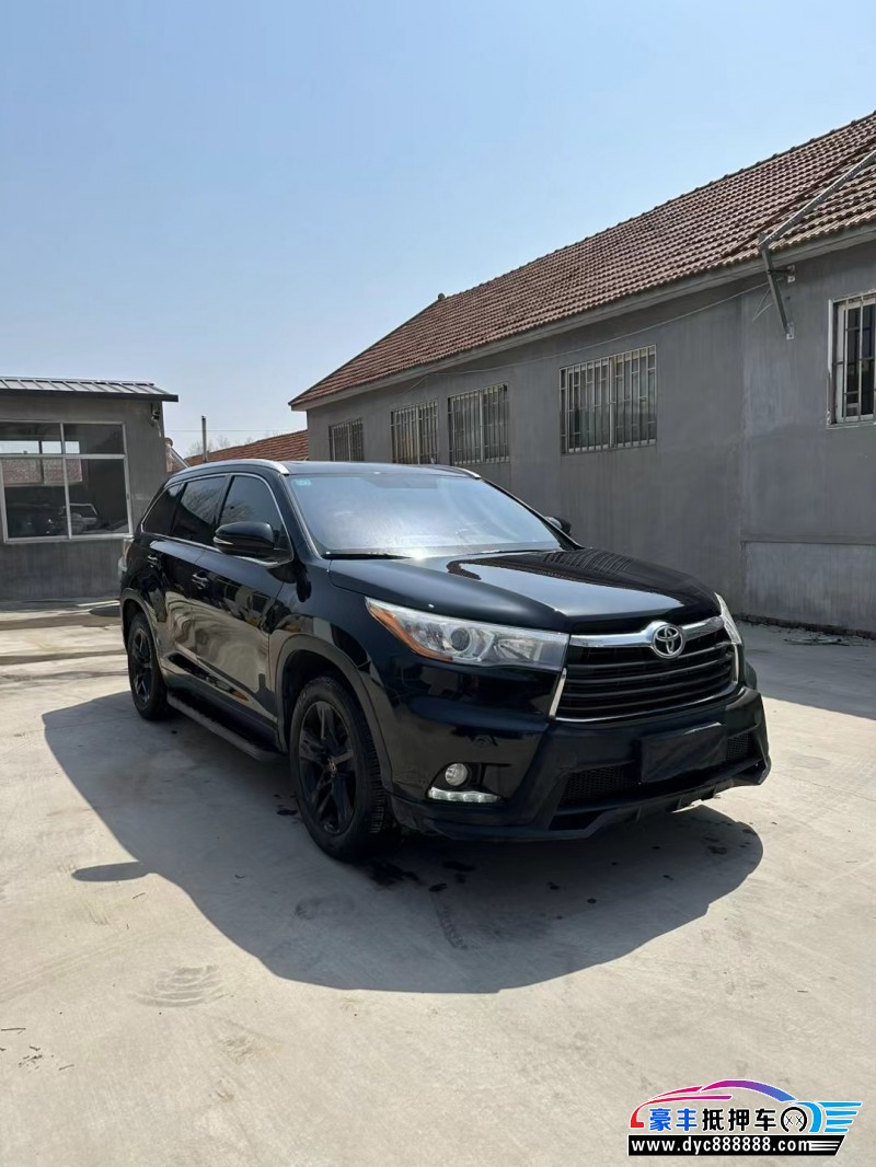 18年丰田汉兰达轿车抵押车出售