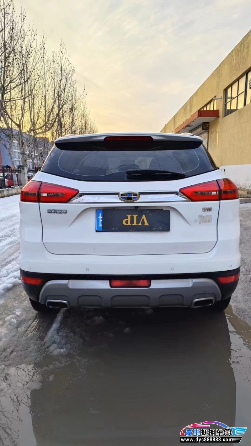 18年吉利博越SUV抵押车出售