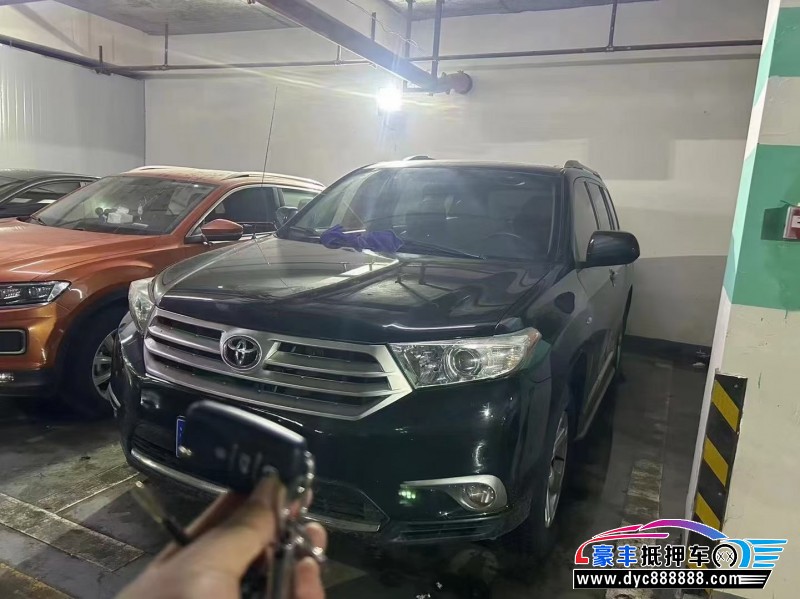 14年丰田汉兰达SUV抵押车出售