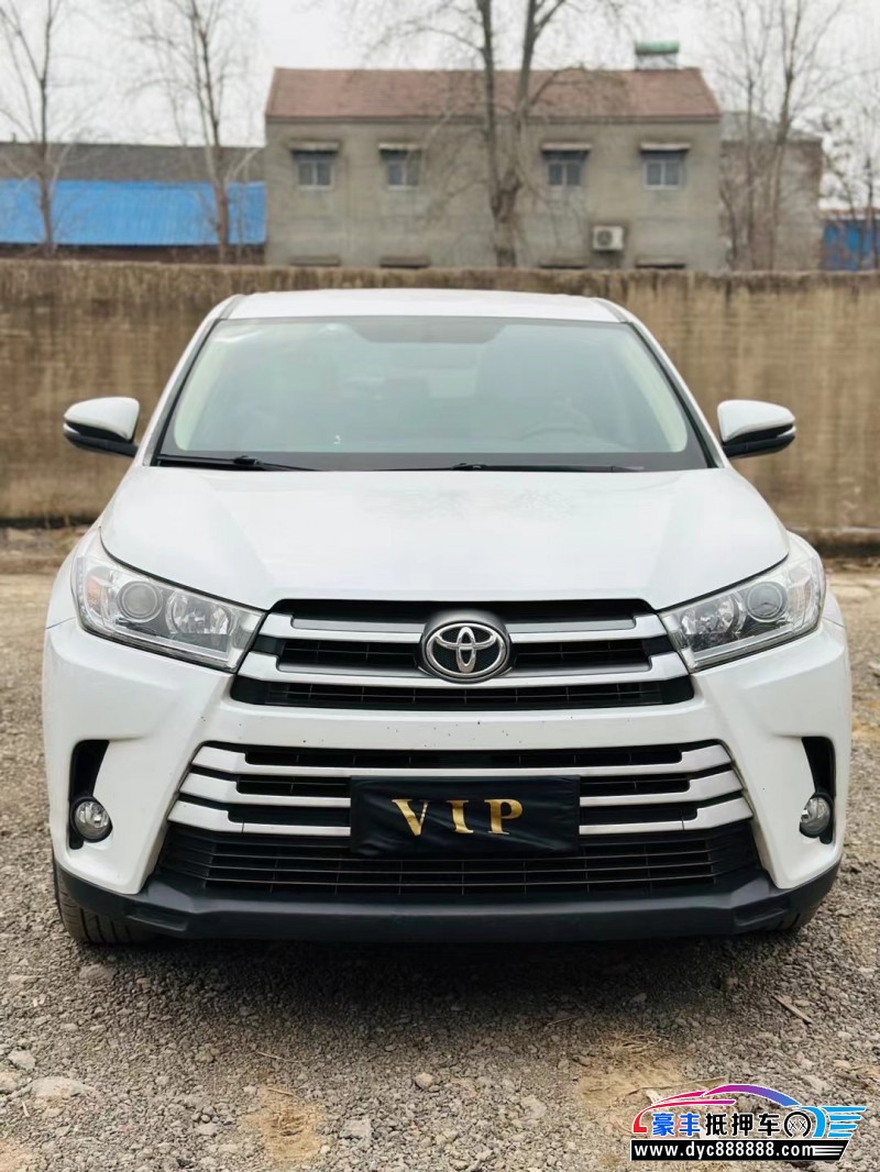 21年丰田汉兰达SUV抵押车出售