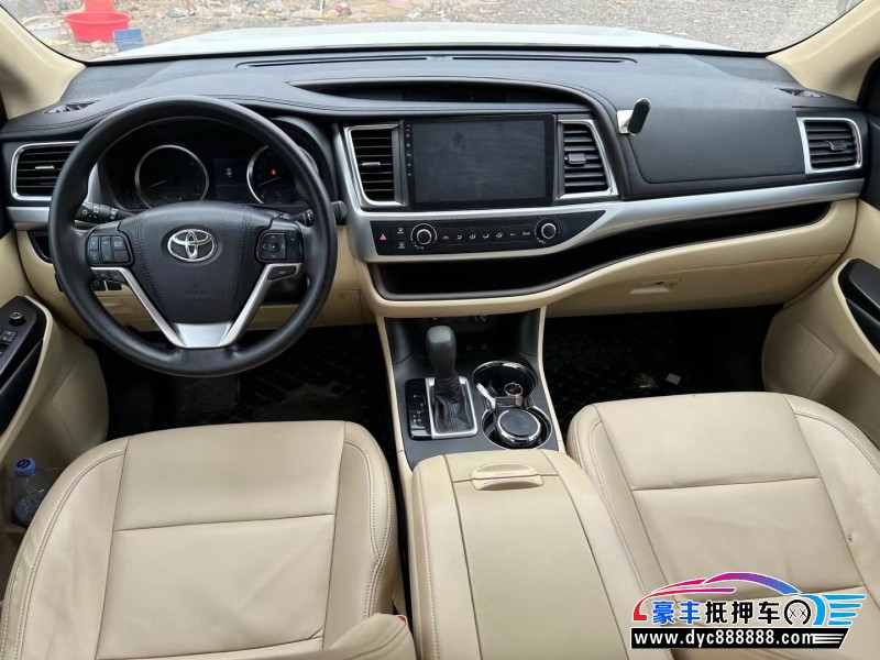 21年丰田汉兰达SUV抵押车出售