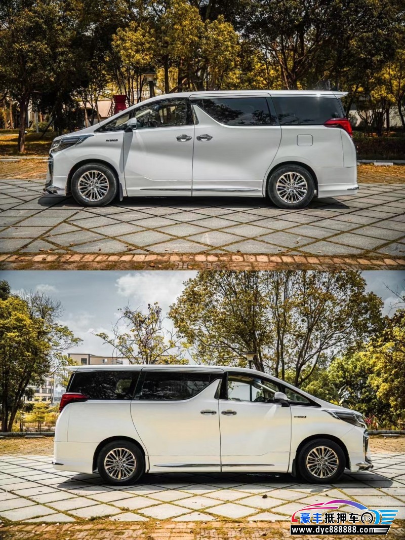 19年丰田埃尔法轿车抵押车出售