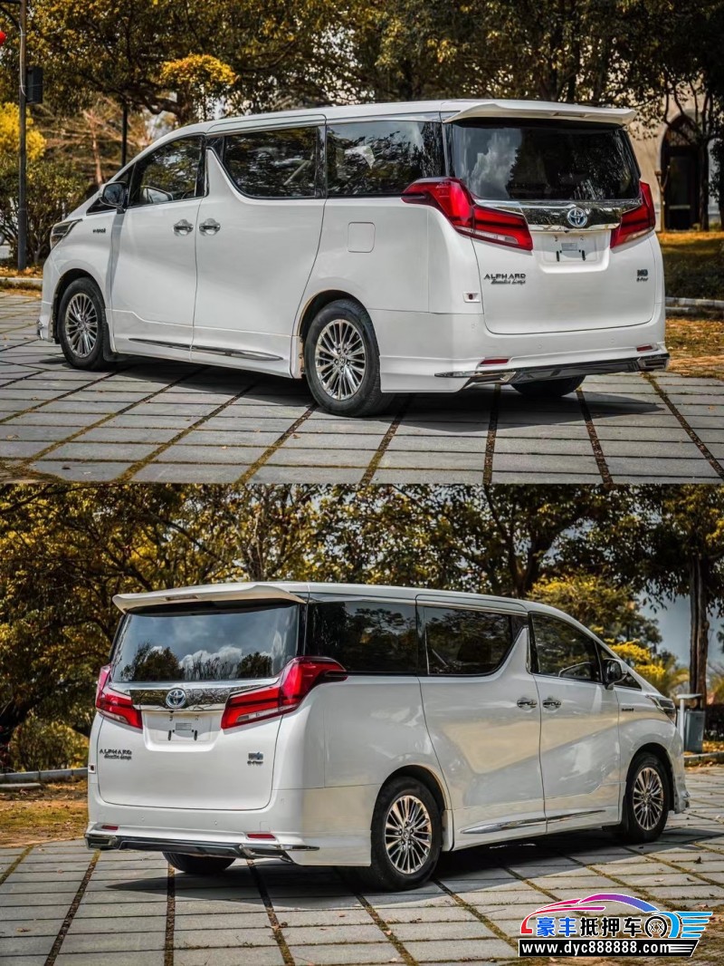 19年丰田埃尔法轿车抵押车出售