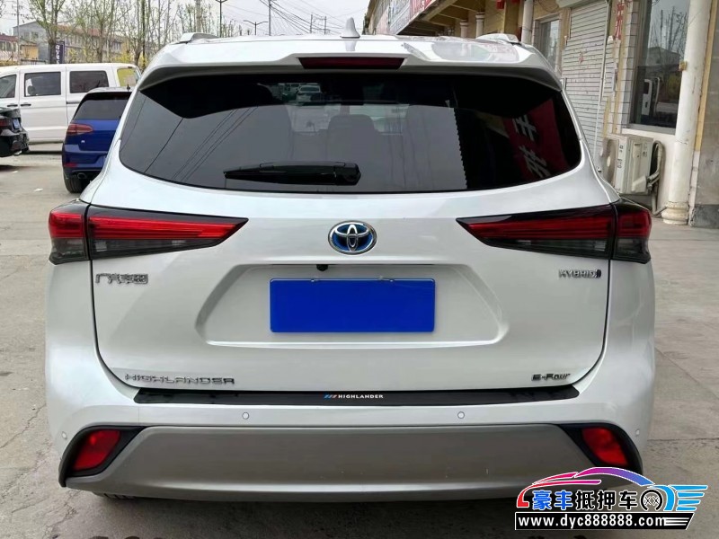 21年丰田汉兰达轿车抵押车出售