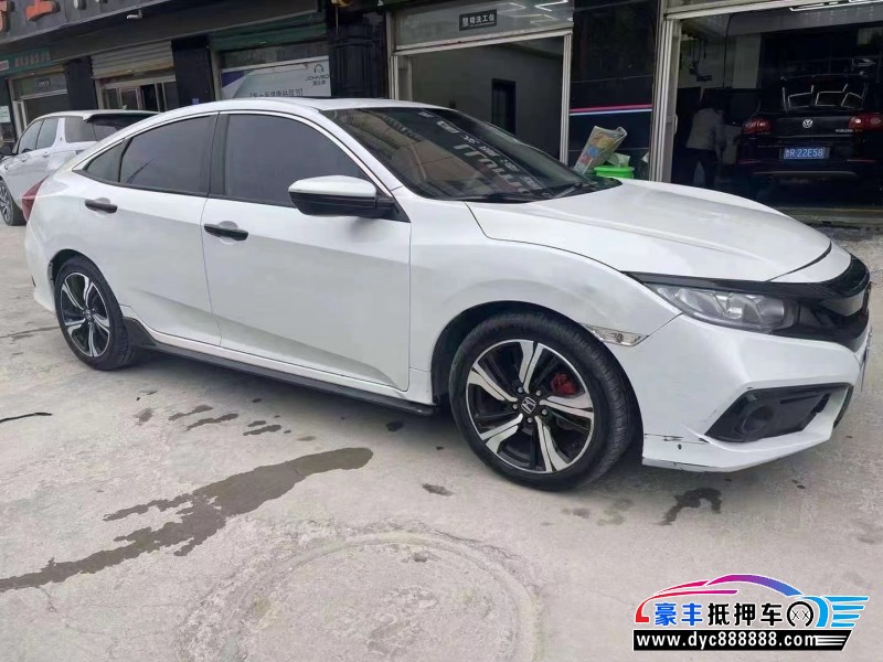 19年本田思域轿车抵押车出售