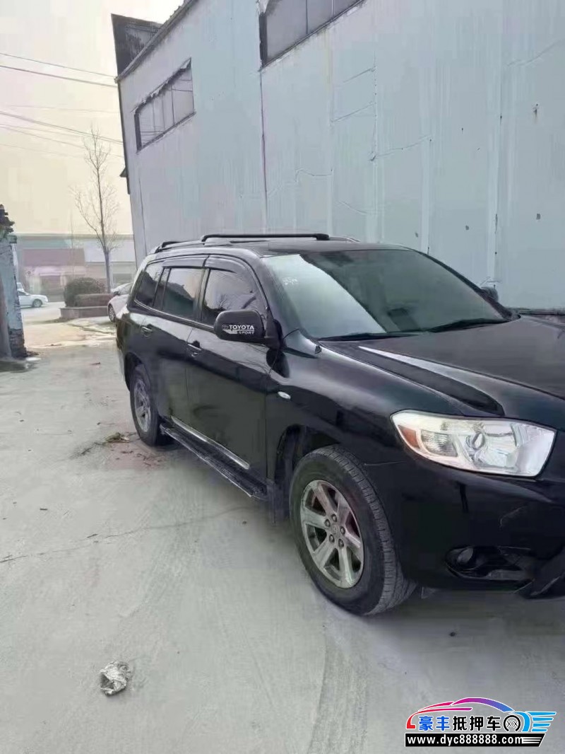 10年丰田汉兰达轿车抵押车出售