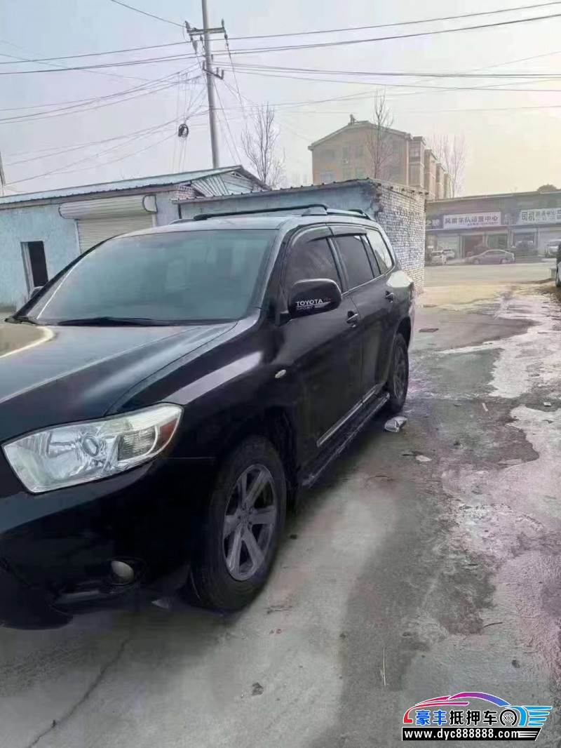 10年丰田汉兰达轿车抵押车出售