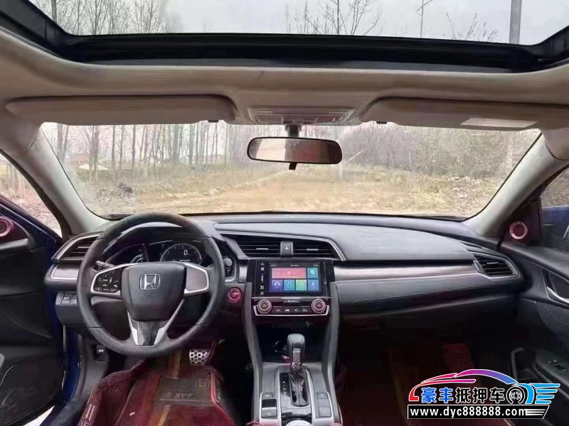 22年本田思域轿车抵押车出售