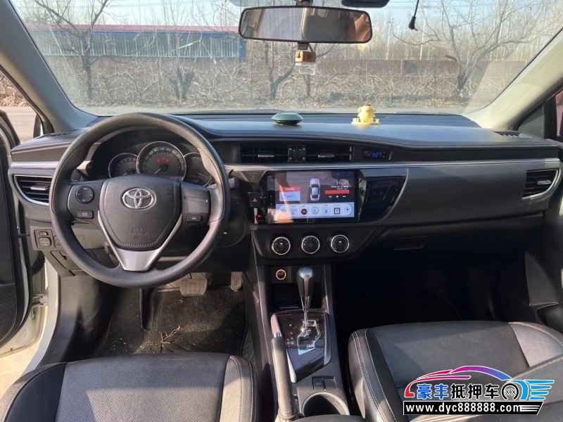 16年丰田雷凌轿车抵押车出售